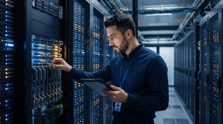 IT professional inspecting serve… 2K 20261020141124